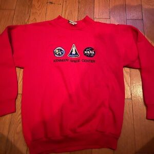 Red Kennedy Space Center Sweater